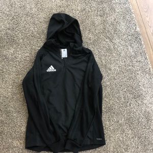 Black adidas lightweight climawarm sweatshirt